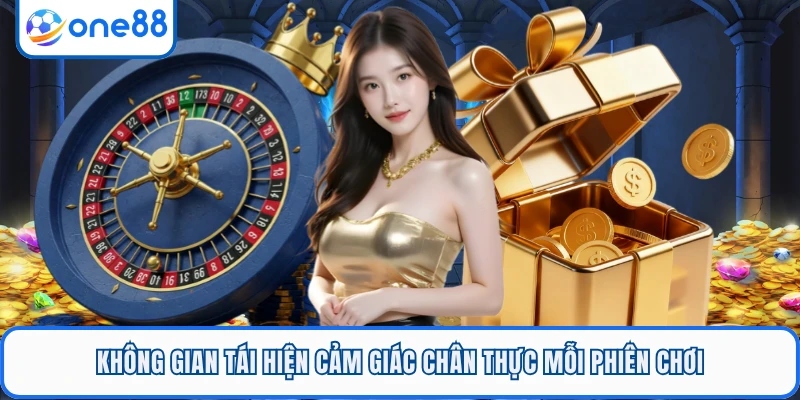 Không gian tái hiện cảm giác chân thực mỗi phiên chơi